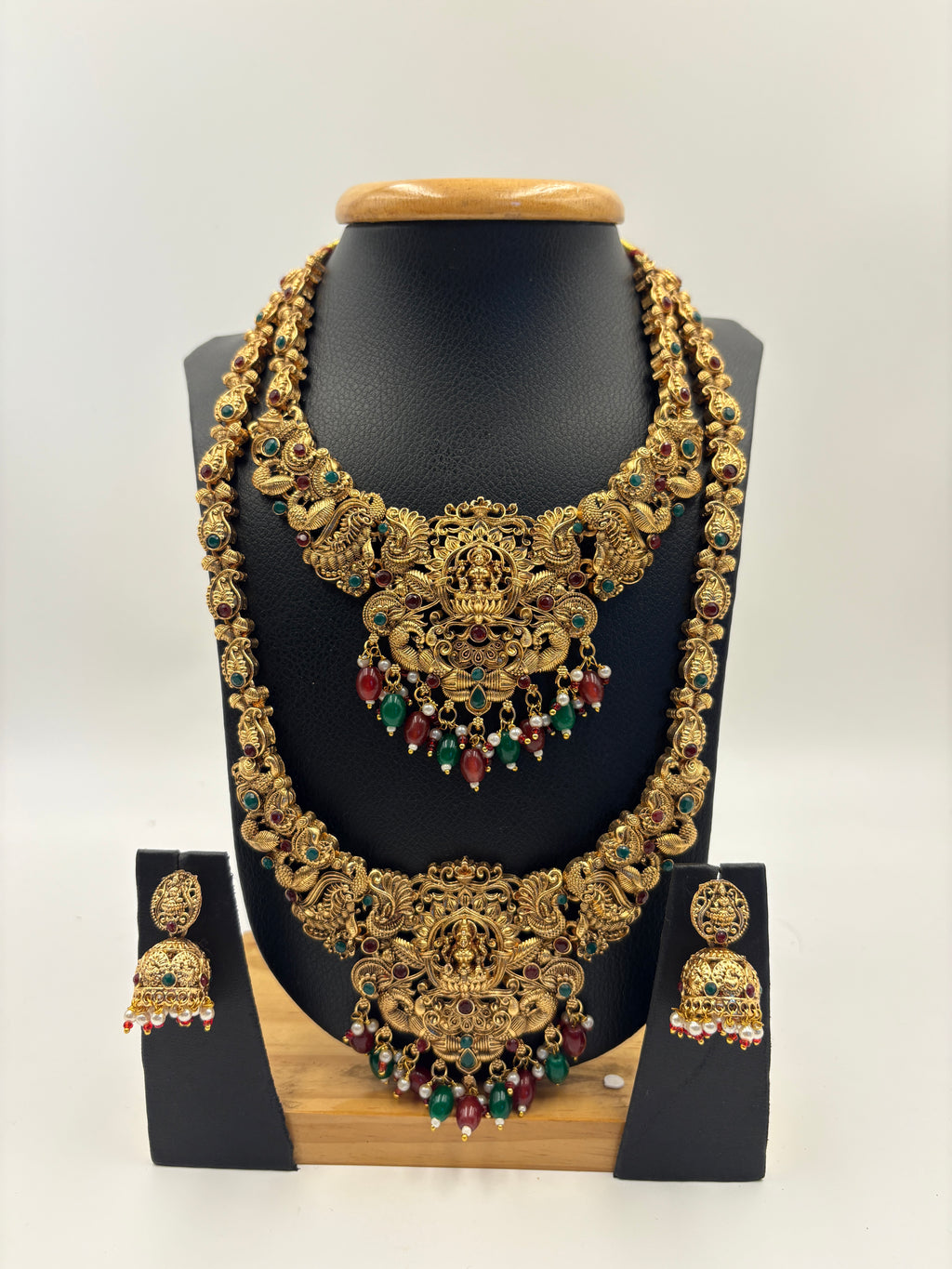 Royal Temple Layered Necklace Set