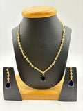 Teardrop Stone Necklace Set