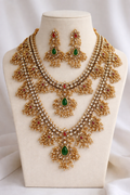 Bridal Kundan Layered Necklace Set