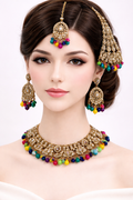 Royal Multicolour Bridal Necklace Set