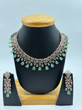 Classic Drop Stone Necklace Set