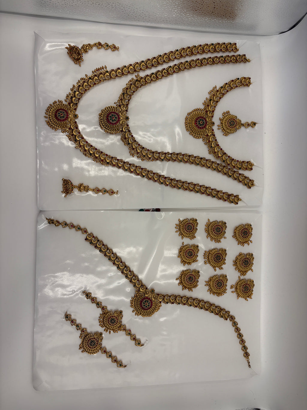 Royal Temple Bridal Necklace Set