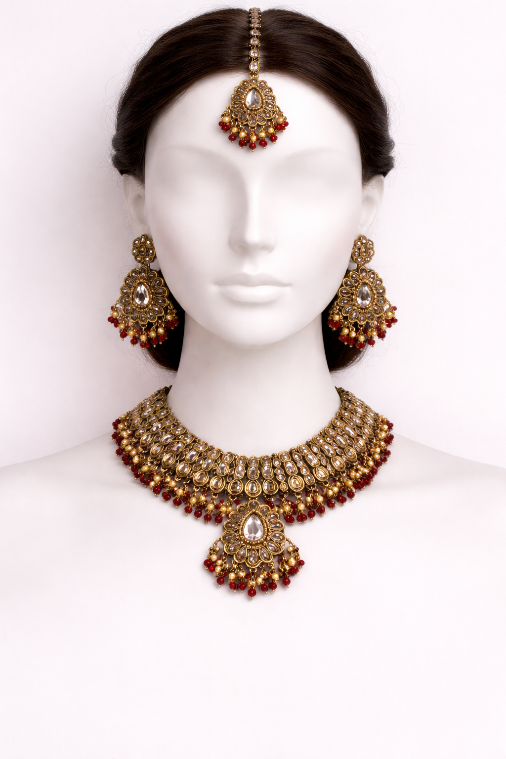 Royal Polki Bridal Necklace Set
