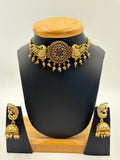 Royal Temple Peacock Choker Set